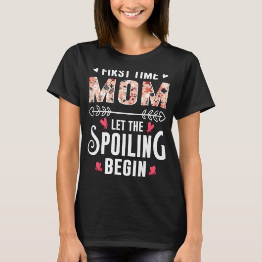 New Mother First Time Mom T-shirt (Voorkant)