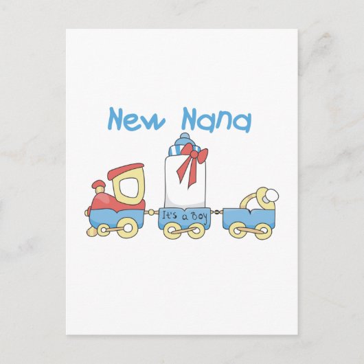 New Nana - Trein Tshirts en Gift Briefkaart (Voorkant)