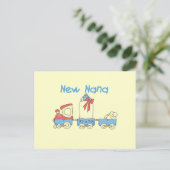New Nana - Trein Tshirts en Gift Briefkaart (Staand voorkant)