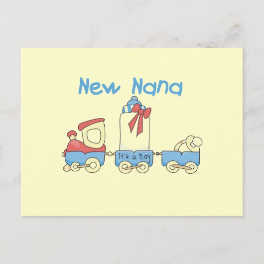 New Nana - Trein Tshirts en Gift Briefkaart (Voorkant)