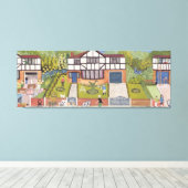 New Neighbourhood Canvas Afdruk (Insitu (Houten vloer))