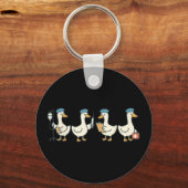 New nurse graduation goose school nursing  sleutelhanger (Voorkant)