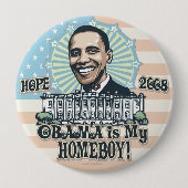 New Obama Homeboy 2008 Button (Voorkant)