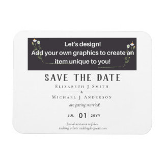 NEW! ONTWERP JE EIGEN TROUWdag Save The Date MAGNE Magneet