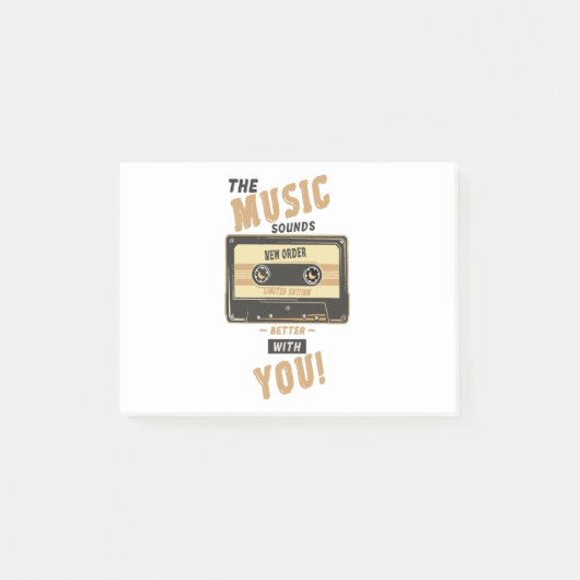 New Order - Cassetteband Post-it® Notes (Voorkant)