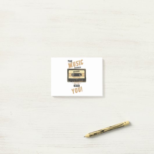 New Order - Cassetteband Post-it® Notes (Op bureau)