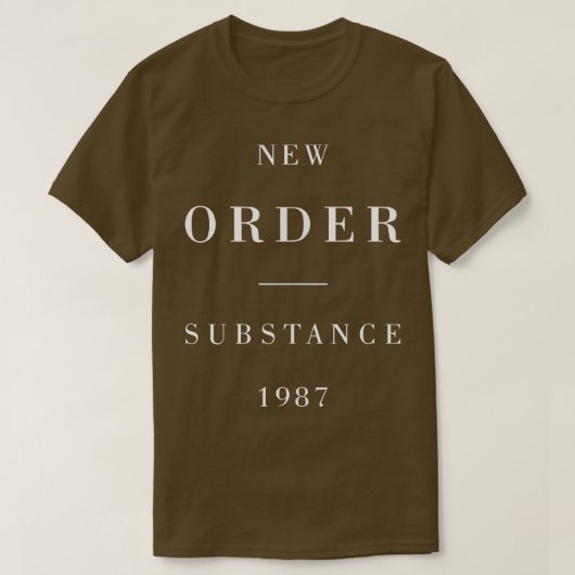 New Order stof hoodie T-shirt (Design voorkant)