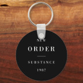 New Order Substance Baseball  Sleutelhanger (Voorkant)