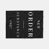 New Order Substance Hoodie  Fleece Deken (Voorkant (Horizontaal))