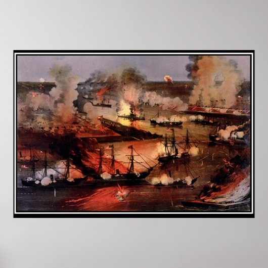 New Orleans 1862 Amerikaanse Burgeroorlog Poster (Voorkant)