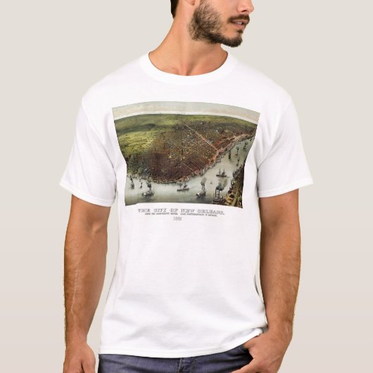 New Orleans - 1885 T-shirt (Voorkant)