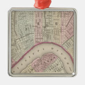 New Orleans 3 Metalen Ornament (Voorkant)