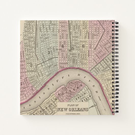 New Orleans 3 Notitieboek (Achterkant)
