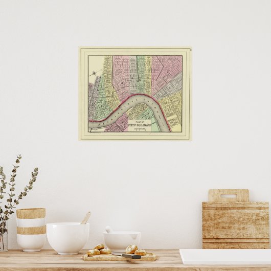 New Orleans 3 Poster (Keuken)