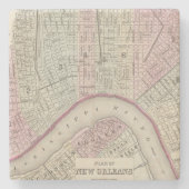 New Orleans 3 Stenen Onderzetter (Voorkant)