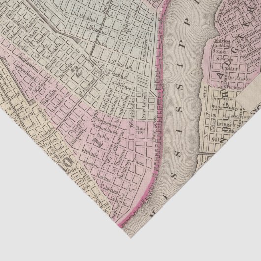 New Orleans 3 Tissuepapier (Detail)