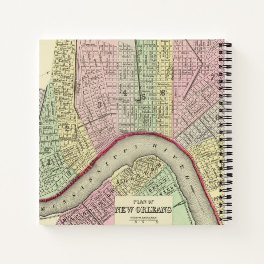 New Orleans 4 Notitieboek (Achterkant)