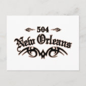 New Orleans 504 Briefkaart (Voorkant)