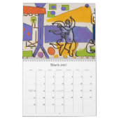 New Orleans Abstracte kunst Kalender (Mar 2027)