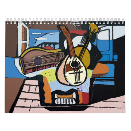 New Orleans Abstracte kunst Kalender