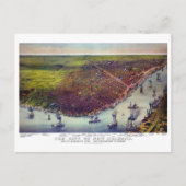 New Orleans  Aerial uitzichten teruggezet in 1885 Briefkaart (Voorkant)