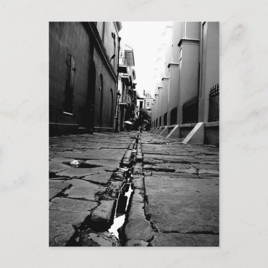 New Orleans Alley Briefkaart (Voorkant)