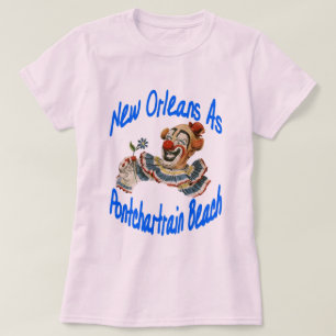 New Orleans als het strand van Pontchartrain T-shirt