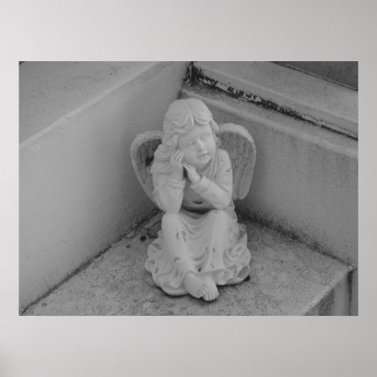 New Orleans Angel Statue Poster (Voorkant)