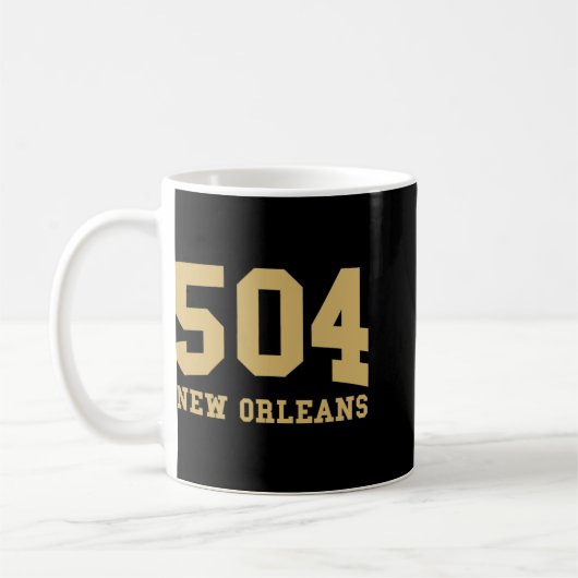 New Orleans Area Code 504 - Hometown Pride - Clic  Koffiemok (Links)