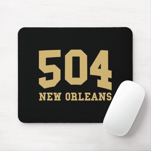 New Orleans Area Code 504 - Hometown Pride - Clic  Muismat (Met muis)
