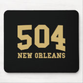 New Orleans Area Code 504 - Hometown Pride - Clic  Muismat (Voorkant)