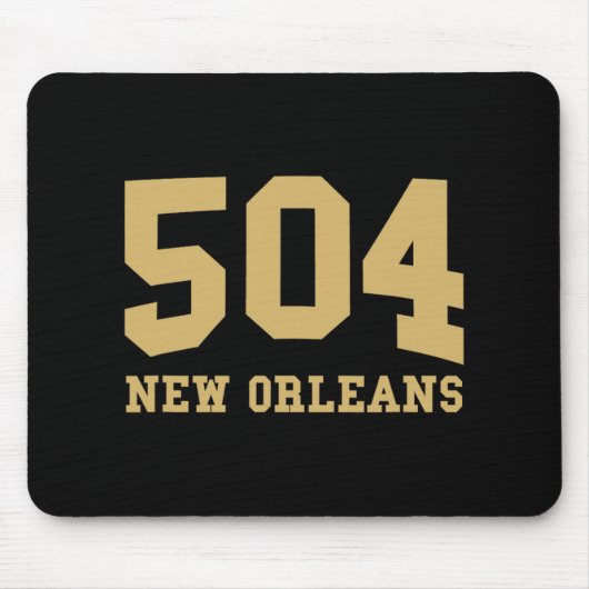New Orleans Area Code 504 - Hometown Pride - Clic  Muismat (Voorkant)