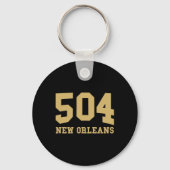 New Orleans Area Code 504 - Hometown Pride - Clic  Sleutelhanger (Voorkant)