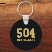 New Orleans Area Code 504 - Hometown Pride - Clic Sleutelhanger (Voorkant)