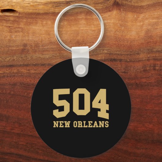New Orleans Area Code 504 - Hometown Pride - Clic  Sleutelhanger (Voorkant)