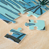 New Orleans Art Flamingo Legpuzzel (Zijkant)