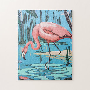 New Orleans Art Flamingo Legpuzzel
