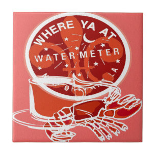 New Orleans Art Symbols Tegeltje