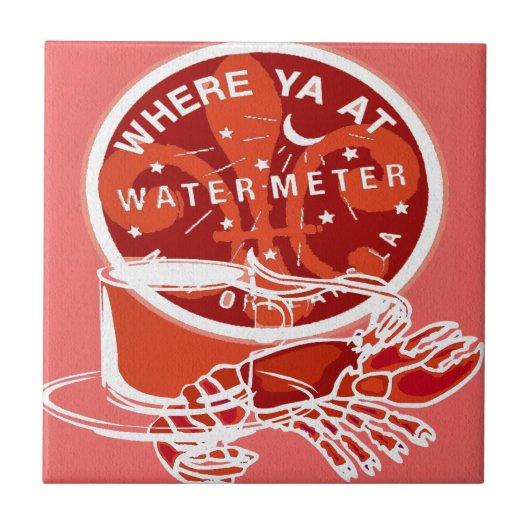 New Orleans Art Symbols Tegeltje (Voorkant)