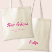 New Orleans Bachelorette Party Gepersonaliseerd Ta Tote Bag