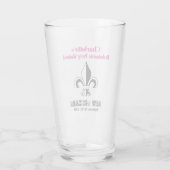 New Orleans Bachelorette Party Girls Trip Beer Glas (Achterkant)