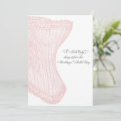 New Orleans Bachelorette Party Invitation-Custom Kaart (Staand voorkant)