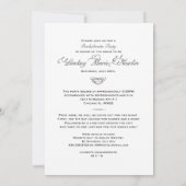 New Orleans Bachelorette Party Invitation-Custom Kaart (Achterkant)