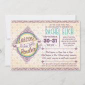 New Orleans Bachelorette Party Invitation Kaart (Voorkant)