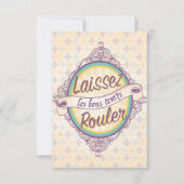 New Orleans Bachelorette Party Invitation Kaart (Voorkant)