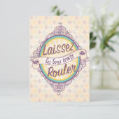 New Orleans Bachelorette Party Invitation Kaart (Staand voorkant)