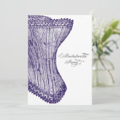 New Orleans Bachelorette Party Invitation Kaart (Staand voorkant)