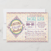 New Orleans Bachelorette Party Invitation Kaart (Voorkant)
