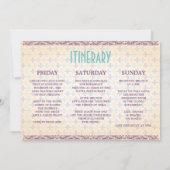 New Orleans Bachelorette Party Invitation Kaart (Achterkant)