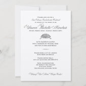 New Orleans Bachelorette Party Invitation Kaart (Achterkant)